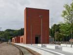 Eingang zum Eisenbahnmuseum Bochum