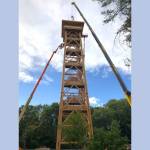 Goetheturm hat seine volle Höhe erreicht