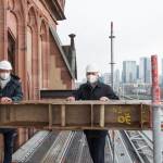 Turm der Frankfurter Dreikönigskirche wird saniert