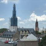 Demontage Turmspitze Dreikönigskirche