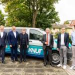 Flexibler Nahverkehr in elektrischen Kleinbussen im Frankfurter Norden